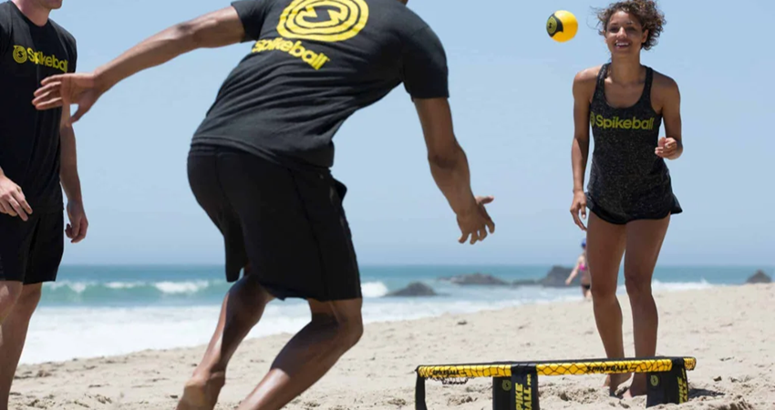 Celebrating Teams with Spikeball.