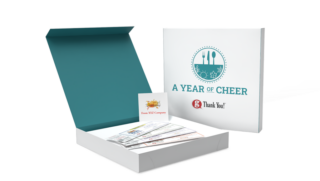 A Year Of Cheer is the perfect gift for year-round giving.