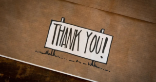 gratitude exercises for groups sometimes start with a thank you.